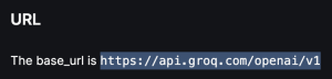 Где найти URL API нейронки, совместимой с OpenAI